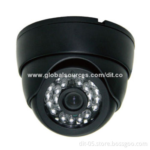 CCTV CMOS dome camera, 24 PCS LED, 3.6/6.0mm lens optionalNew